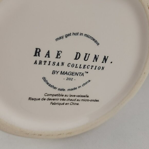 Rae Dunn Artisan Collection Mug White Large Black Letters Festive Christmas - Picture 9 of 11